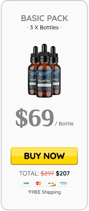 ultrak9 pro three bottles pack